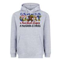 Heather Grey its the guts and its the glory a hundred stripes Heavyweight Hoodie - texasbilliewilder