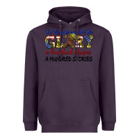 Plum its the guts and its the glory a hundred stripes Heavyweight Hoodie - texasbilliewilder