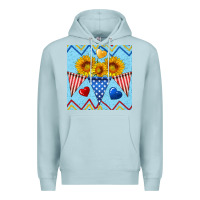 Blue Mist patriotic celebration Premium Hoodie - BundleAndBundleShop