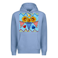 Colony Blue patriotic celebration Premium Hoodie - BundleAndBundleShop