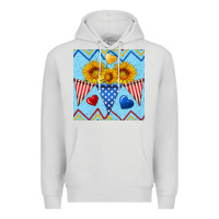 Dove Grey patriotic celebration Premium Hoodie - BundleAndBundleShop