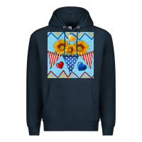 Navy patriotic celebration Premium Hoodie - BundleAndBundleShop