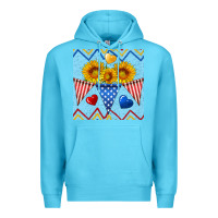 Ocean Blue patriotic celebration Premium Hoodie - BundleAndBundleShop