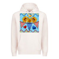 Pale Pink patriotic celebration Premium Hoodie - BundleAndBundleShop