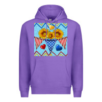Purple patriotic celebration Premium Hoodie - BundleAndBundleShop