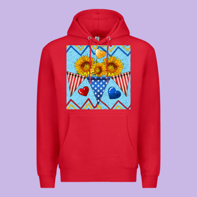 Patriotic Celebration Premium Hoodie Designed By Bundleandbundleshop