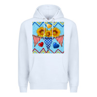 White patriotic celebration Premium Hoodie - BundleAndBundleShop