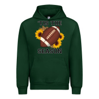 Forest Green tis the season football sunflower Urban Hoodie - AdoDesignShop