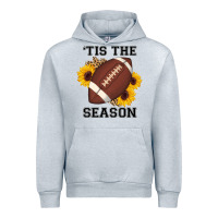 Heather Grey tis the season football sunflower Urban Hoodie - AdoDesignShop