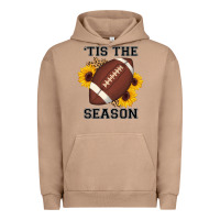 Pigment Burro tis the season football sunflower Urban Hoodie - AdoDesignShop