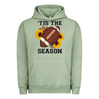 Pigment Oil Green tis the season football sunflower Urban Hoodie - AdoDesignShop
