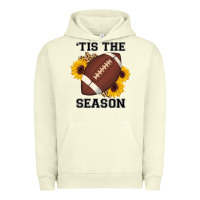 Pigment Pistachio tis the season football sunflower Urban Hoodie - AdoDesignShop