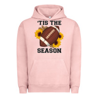 Pigment Salmon tis the season football sunflower Urban Hoodie - AdoDesignShop