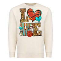 Sandshell love basketball Premium Sweatshirt - Zillion Design Studio