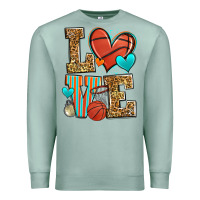 Seafoam love basketball Premium Sweatshirt - Zillion Design Studio