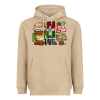 Mushroom fa la la la latte Heavyweight Hoodie - Zillion Design Studio