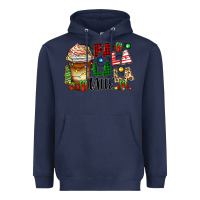 Navy fa la la la latte Heavyweight Hoodie - Zillion Design Studio