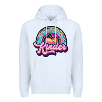 White kinder Premium Hoodie - JahusDesignShop