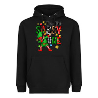 Black im the sassy one elf Heavyweight Hoodie - Zillion Design Studio