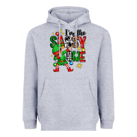Heather Grey im the sassy one elf Heavyweight Hoodie - Zillion Design Studio