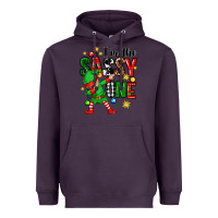 Plum im the sassy one elf Heavyweight Hoodie - Zillion Design Studio