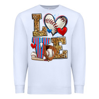 White love baseball Premium Sweatshirt - Zillion Design Studio