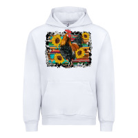 White western rooster coop animals sunflowers cowhide serape wooden Urban Hoodie - Artiststas