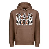 Chestnut cowhide brushstrokes Premium Hoodie - RanaPortraitStore