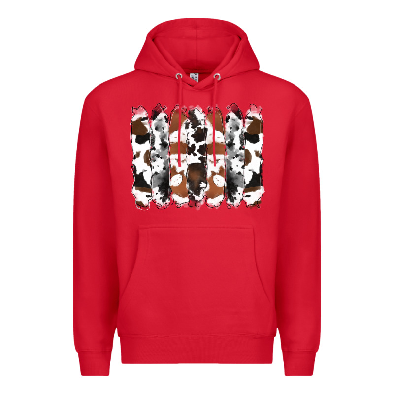 Cowhide Brushstrokes Premium Hoodie by RanaPortraitStore | Teevron