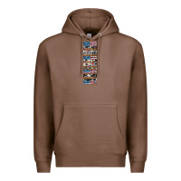 Chestnut usa flag and western patterns  penwraps Premium Hoodie - Artiststas