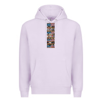 Lilac usa flag and western patterns  penwraps Premium Hoodie - Artiststas