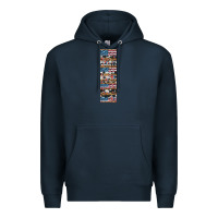 Navy usa flag and western patterns  penwraps Premium Hoodie - Artiststas