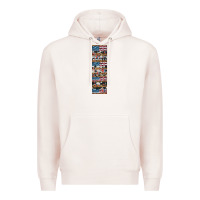 Pale Pink usa flag and western patterns  penwraps Premium Hoodie - Artiststas
