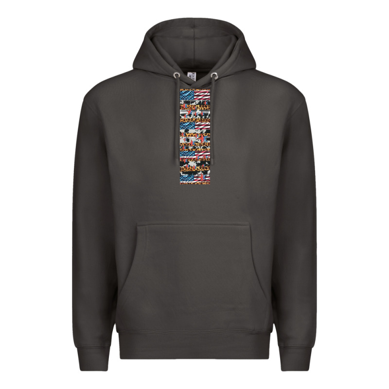 Usa Flag And Western Patterns  Penwraps Premium Hoodie by Artiststas | Teevron