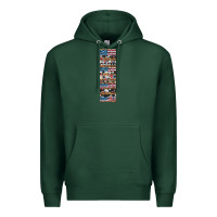 Sports Green usa flag and western patterns  penwraps Premium Hoodie - Artiststas