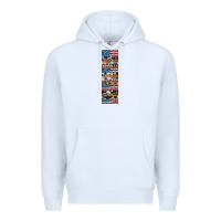 White usa flag and western patterns  penwraps Premium Hoodie - Artiststas