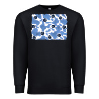 Black distressed blueberry milkshake cowhide Premium Sweatshirt - RanaPortraitStore