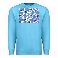 Ocean Blue distressed blueberry milkshake cowhide Premium Sweatshirt - RanaPortraitStore