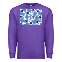 Purple distressed blueberry milkshake cowhide Premium Sweatshirt - RanaPortraitStore