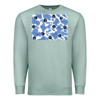 Seafoam distressed blueberry milkshake cowhide Premium Sweatshirt - RanaPortraitStore