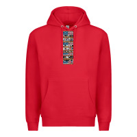 Red usa flag and western patterns  penwraps Premium Hoodie - Artiststas