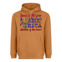 Meerkat land of the free america because of the brave Heavyweight Hoodie - texasbilliewilder