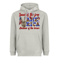 Moon Dust land of the free america because of the brave Heavyweight Hoodie - texasbilliewilder