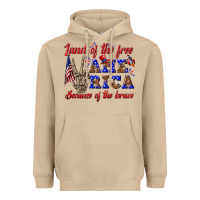 Mushroom land of the free america because of the brave Heavyweight Hoodie - texasbilliewilder