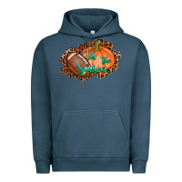 Pigment Midnight Navy tis the season football pumpkin Urban Hoodie - AdoDesignShop