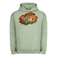 Pigment Oil Green tis the season football pumpkin Urban Hoodie - AdoDesignShop