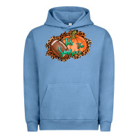Pigment Pebble Blue tis the season football pumpkin Urban Hoodie - AdoDesignShop