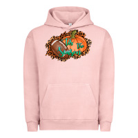 Pigment Salmon tis the season football pumpkin Urban Hoodie - AdoDesignShop