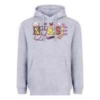 Heather Grey easter nurse Heavyweight Hoodie - RanaPortraitStore