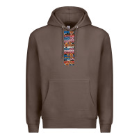 Coffee usa flag and western patterns  penwraps Premium Hoodie - Artiststas